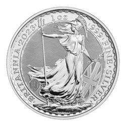 This interpretation of Britannia was designed by British sculptor Philip Nathan, and introduced on the Gold Britannia...
