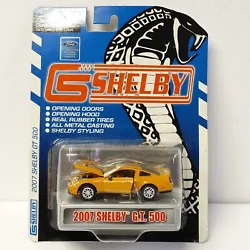 Shelby Collectibles 2007 Ford Mustang Shelby GT500 1:64 Scale Diecast Model Car.  Item ships using USPS First Class...