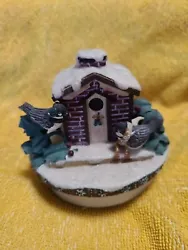 Yankee Candle Our America Stay-On-Tops Candle Topper Winter Blue Bird 🐦 House. Used Topper in good condition. Minor...