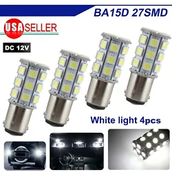Type BA15D 27SMD Light Light Bulbs. ⭕ 4 x BA15D 27SMD Lights. 360 degree lighting angle, no blind spot, super bright...