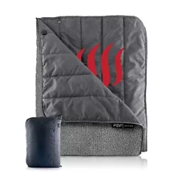 PORTABLE PERSONAL HEAT - The Pop Design USB heated throw is the worlds best and first full body USB heated portable...