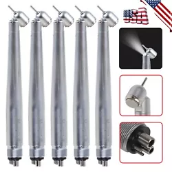 Lot of Dental 45° Degree LED E-generator Surgical High Speed Handpiece Push fit NSK. BUR APPLICABLE:Φ1.60mm（ISO）....