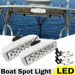 Waterproof: IP68. Bright and energy efficient LED light perfect for mounting on your boats T-Top as a spreader light....
