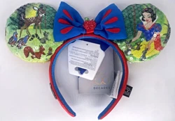 100 Years Mouse Ears Headband. Satin covered headband. Inspired by Walt Disneys Snow White and the Seven Dwarfs (1937)....