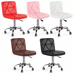 ARMLESS DESK CHAIR - It is more convenient to use without the restriction of armrests. The office desk chair is...