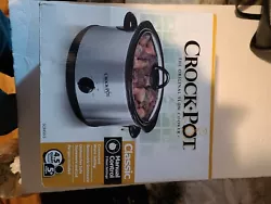 New! Crock-Pot * The Original Slow Cooker * Classic 4.5Qt Model SCR450-S.