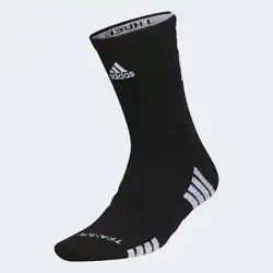 NWT 1A adidas Creator 365 Crew Socks - Black adidas White CK8484