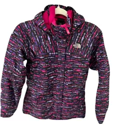 The North Face Girls Resolve Dryvent Rain Jacket Size Large 14-16 Printed Hooded. Very good pre-owned condition. Not...