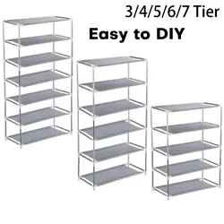 I do believe you must be satisfied with this Simple Assembly 5 Tiers Non-woven Fabric Shoe Rack with Handle! Just order...
