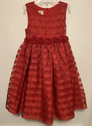 Marmellata Girls Sleeveless Dress Red Size 6X. Condition is Excellent Pre-owned. Worn Once. Shipped with USPS First...