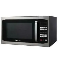 New item .Magic Chef 1.6 Cubic-Ft Countertop Microwave Stainless Steel MCM1611ST Will only ship to lower 48 states.