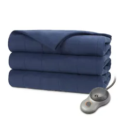 This Sunbeam Quilted Fleece Electric Heated blanket is just the thing to warm you up on cold winter nights. This...