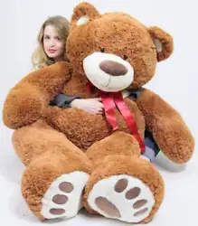 5 Foot Very Big Brown Teddy Bear Soft, 5 Feet Tall Giant Stuffed Animal Bear New Click Below Images to Enlarge PRODUCT...