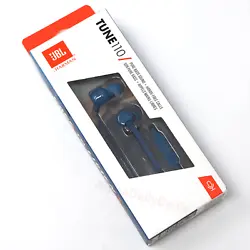 Experience pure bass on the go with these original JBL TUNE 110 wired earbuds. These JBL TUNE 110 earphones feature a...