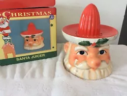 Christmas Santa Juicer Candy Dish Decor Cracker Barrel. Condition is Used. Shipped with USPS Priority Mail.can be used...