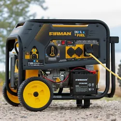 The Firman H05753 generator features 7100 starting Watts and 5700 running watts. Starting is as simple as the push of a...