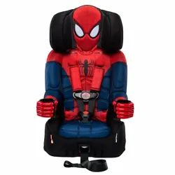 KidsEmbrace 2-in-1 Harness Booster Car Seat, Marvel Spider-Man. Your little superhero will feel like Peter Parker out...