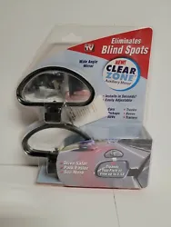 2 pack Clear Zone Wide Angle Auxiliary Mirror Set AS SEEN ON TV No Blind Spots! Fast Shipping, Thanks for Looking.