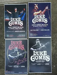 Luke Combs 11x17 tour concert poster. This is for 1 poster.  Let me know which one and if you want particular date. ...
