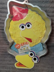 Vintage Wilton Big Bird Cake Pan Retired 1988 Sesame Street.