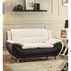 This Loveseat works with any décor and will have you relaxing in modern comfort. Assembly Required : Yes.