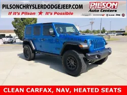 Recent Arrival! Clean CARFAX. CARFAX One-Owner. 2022 Jeep Wrangler Unlimited High Tide 3.6L V6 24V VVT 4WD Certified.  ...