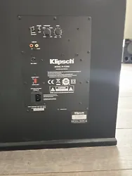 Klipsch R-112SW Passive Subwoofer - Black. Used comes with cloth screen and the original box .12