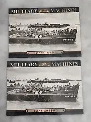 LCVP Higgins Boat - 2 Cards - 2012 Upper Deck Military Machines.