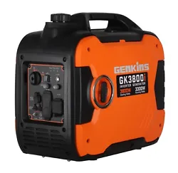 ⚡Parallel ready with any GENKINS generators. ⚡ 57 dB when on ECO mode! RV & Camper friendly. Output: 3800 watt....