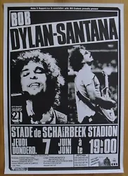 BOB DYLAN SANTANA. YEAR : 1983.
