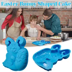 Large bunny cake molds are simple to operate, easy to clean and can be placed in the dishwasher and refrigerator. Bunny...