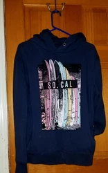 Size Med Blue Long Sleeve Hoodie So. Cal AEROPOSTALE.