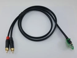 Câble Phono RCA x Technics SL-1200, SL-1210 Compatible avec les modèles : MK2, MK3, M3D, MK3D, MK4, MK5, M5G, MK5G,...