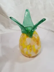 Glass Pineapple Decoration.