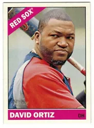 David Ortiz. BOSTON RED SOX. Baseball Trading Card #480. Base SP Variation. Pictures are of actual card.