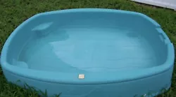 Pool is in great, sturdy condition. Nothing like the cheap round plastic pools. This is heavy duty. Plug is in great...