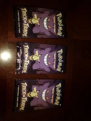 Pokemon TCG Halloween Trick or Trade BOOster Packs - 3 Packs Each With 3 Cards. Condition is New/Factory Sealed....