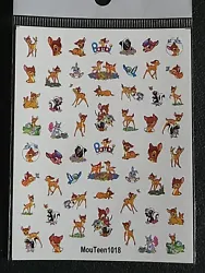 Disneys Bambi Nail Art Stickers. Condition is New. Super fun , Just select a nail design and peel off sticker , place...
