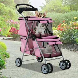 You also don’t have to worry when your pets turn into hyperactive cuties with its one-hand fold feature and jogger...
