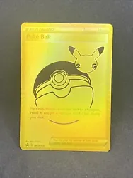 Pokémon TCG Poke Ball SWSH Black Star Promos SWSH146 Holo Promo Gold Card.