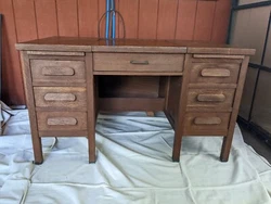 Antique Hidden Typewriter Secretary Banker Lawyer Desk.  Free delivery within 75 miles of 33782 if full $700 is paid!