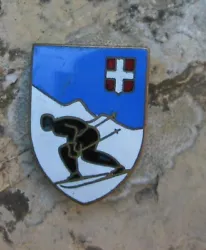 Ancien insigne ski Savoie.
