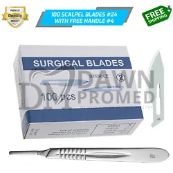 While Your Other Disposable Scalpel Blades # 24 May Be Too Dull, Not Sharp Enough, Not Sterile, Flimsy Or Difficult To...