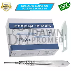While Your Other Disposable Scalpel Blades # 24 May Be Too Dull, Not Sharp Enough, Not Sterile, Flimsy Or Difficult To...