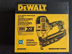 Dewalt DCN660B 20V MAX XR 16-Gauge Angled Finish Nailer (Tool Only) NEW In Box!.