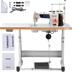 Get ready to save more power! With 35% of the power saved and an enhanced 5000 sti/min speed, VEVOR\s industrial sewing...