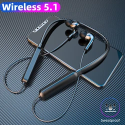 [Wireless Headphones Neckband Headset Gym Running Sport Earbuds w/Mic for Samsung S22/S21/S20 Note20/10+ Android. 1 x...