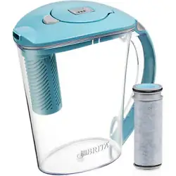 Drink cleaner, great-tasting water with this BPA-free Brita 10 cup water filtration pitcher. Brita...