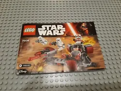 LEGO Star Wars Notice seul 75078. État : Occasion Vendu comme sur les photo de lannonce en ligne Possibilité de...