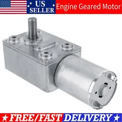 No‑load speed: 2rpm. The worm gear motor with self‑locking, ie, in the case in the absence of electric motors, the...